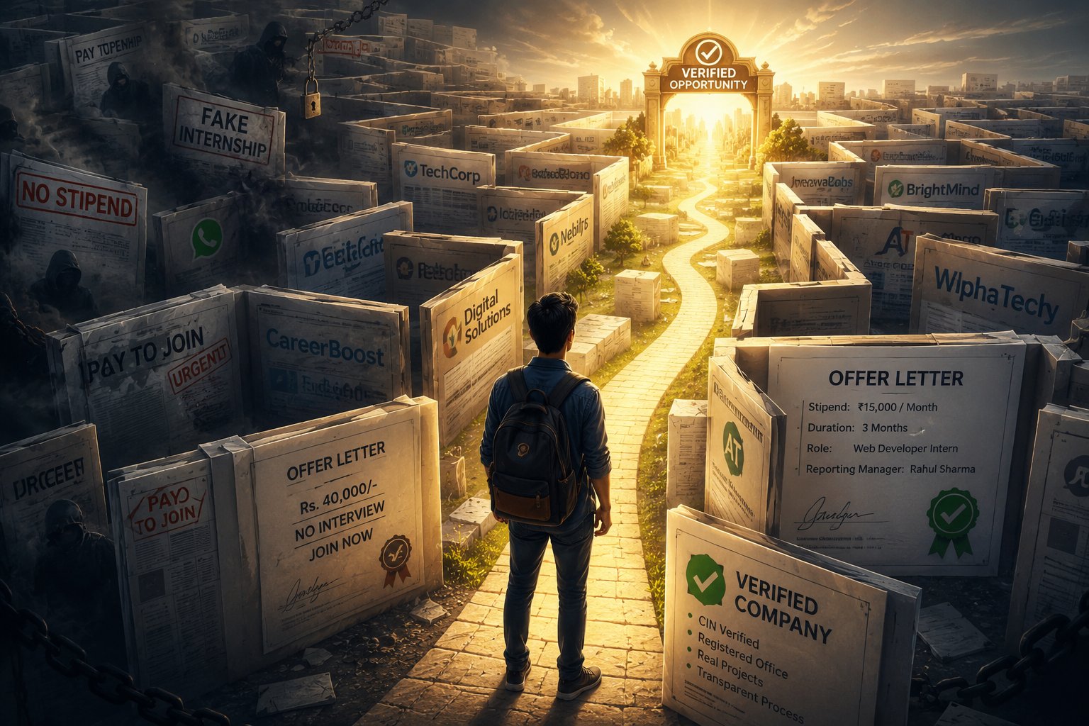 How to Find a Paid Internship in India (2026): Real Listings vs Fake Postings — The Complete Verification Guide